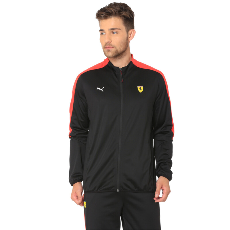 Men's PUMA Scuderia Ferrari T7 Track Jacket, Black