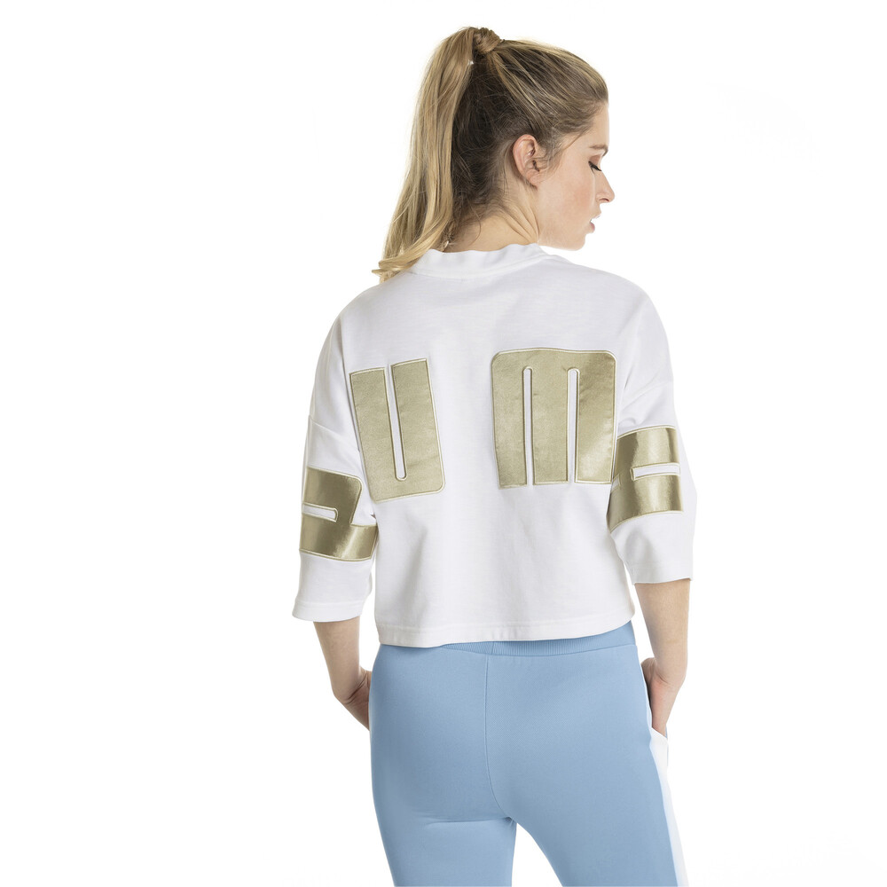 

PUMA - female - Футболка Retro Top – Puma White –, Белый