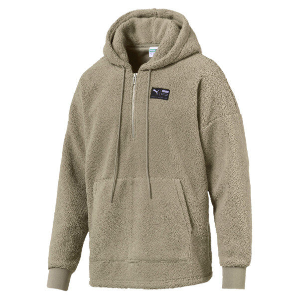 puma downtown sherpa hoodie