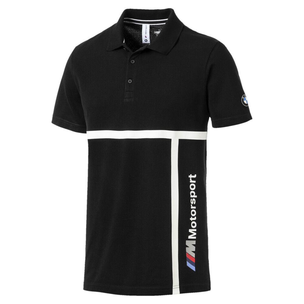 BMW Motorsport Men's Polo Shirt | Black 