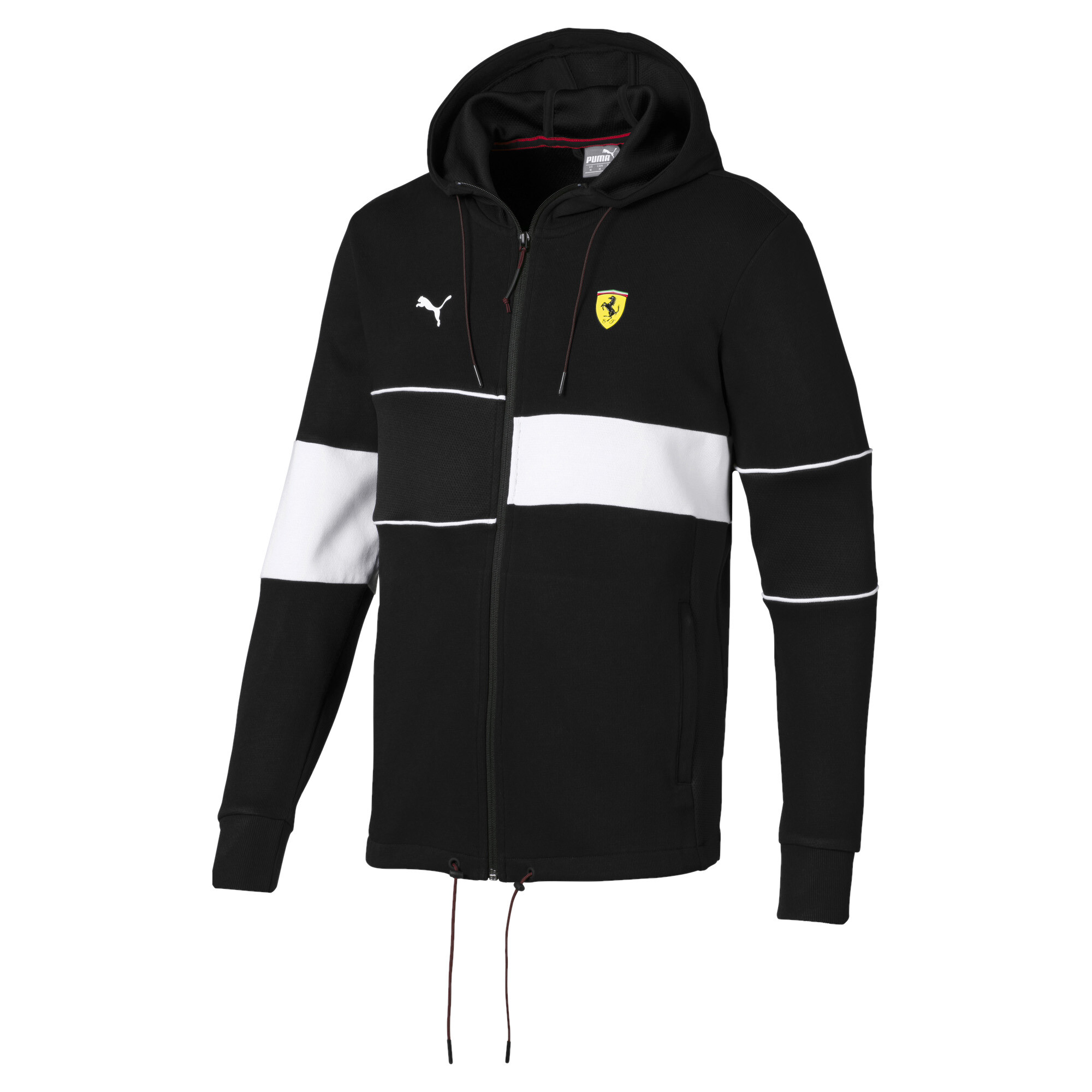 Ferrari Hooded Zip-Up Men's Jacket 