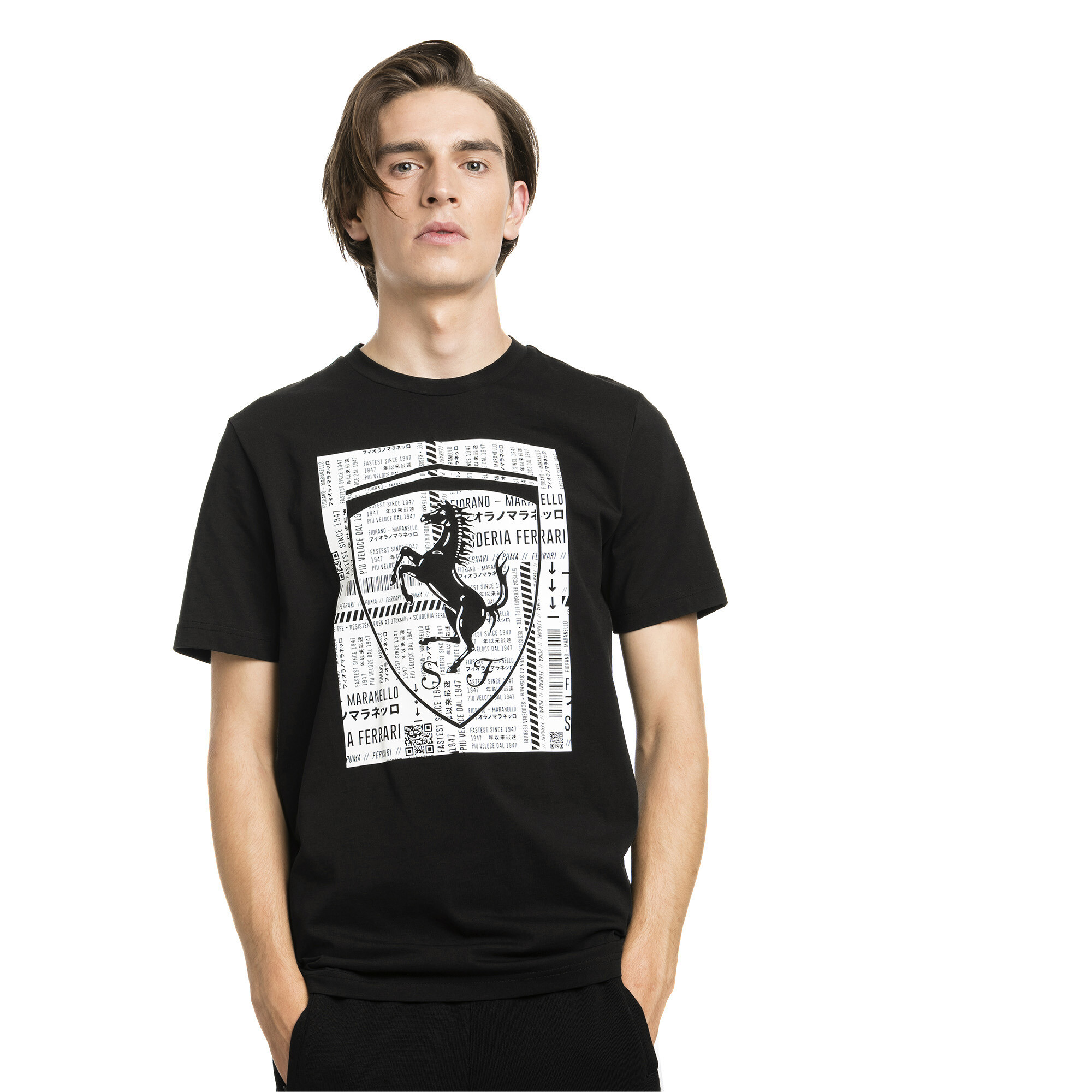 puma ferrari big shield tee