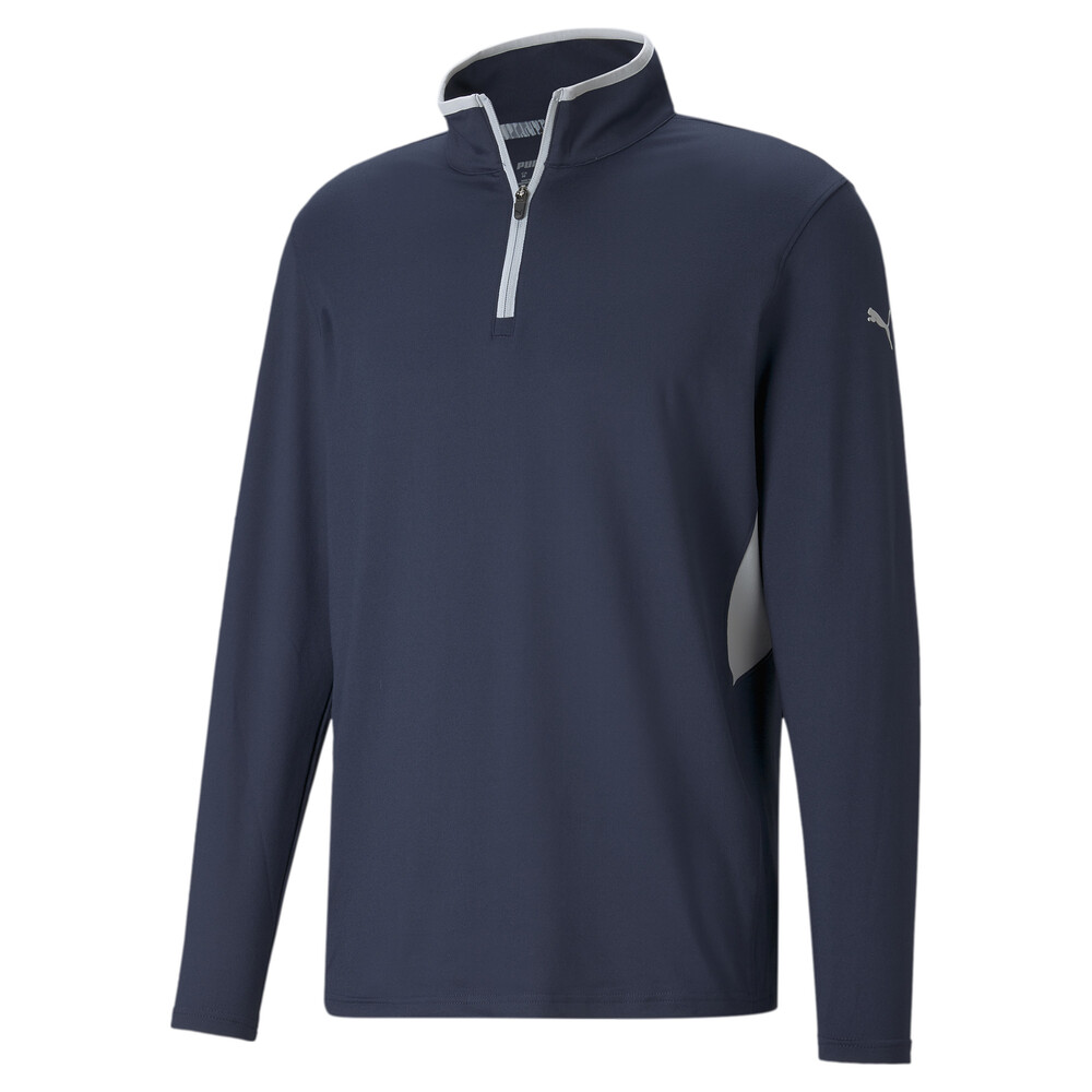 Rotation 1/4 Zip Men's Golf Pullover Green PUMA
