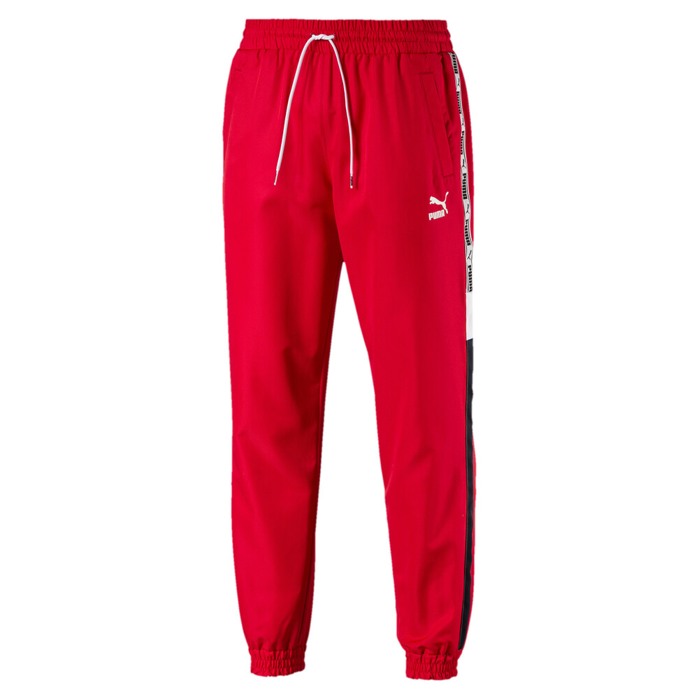 puma track pants red