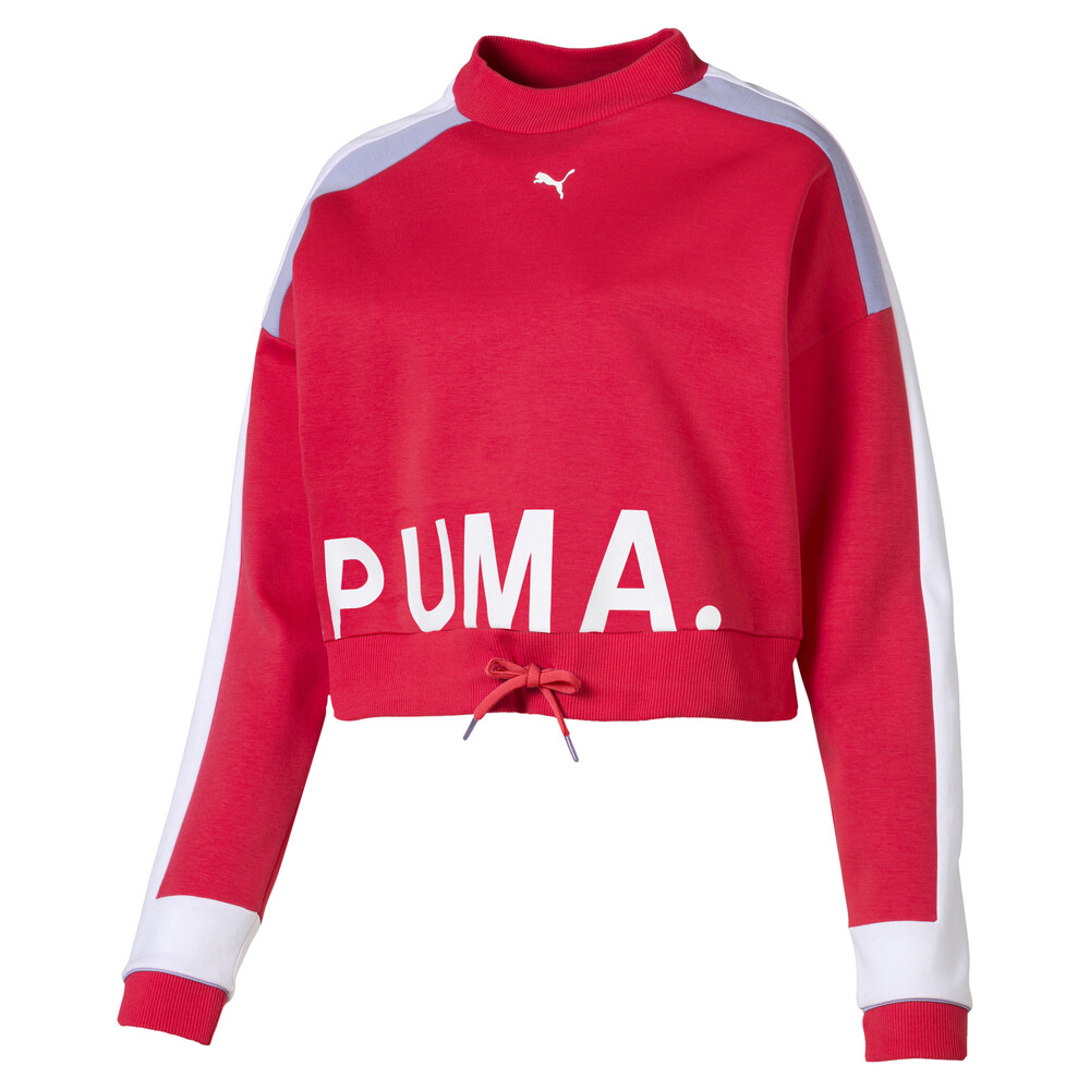 

PUMA - female - Толстовка Chase Crew – Hibiscus –, Красный