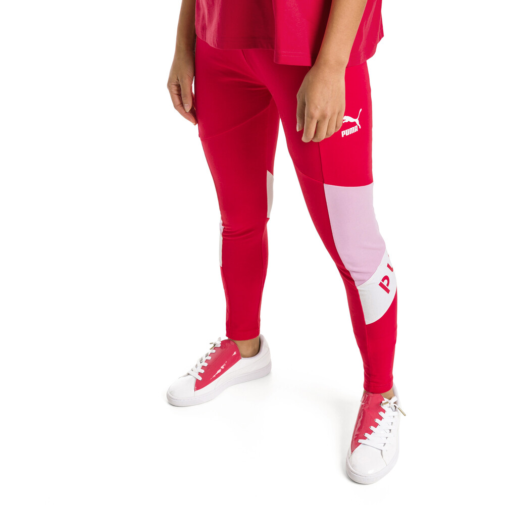 red puma leggings