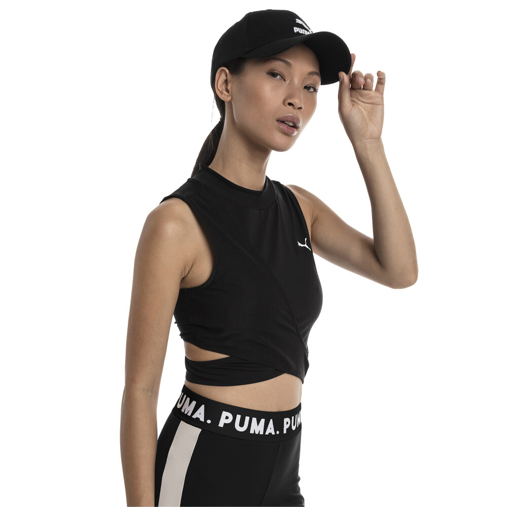 Кроп топ Puma Черный с длинными рукавами
