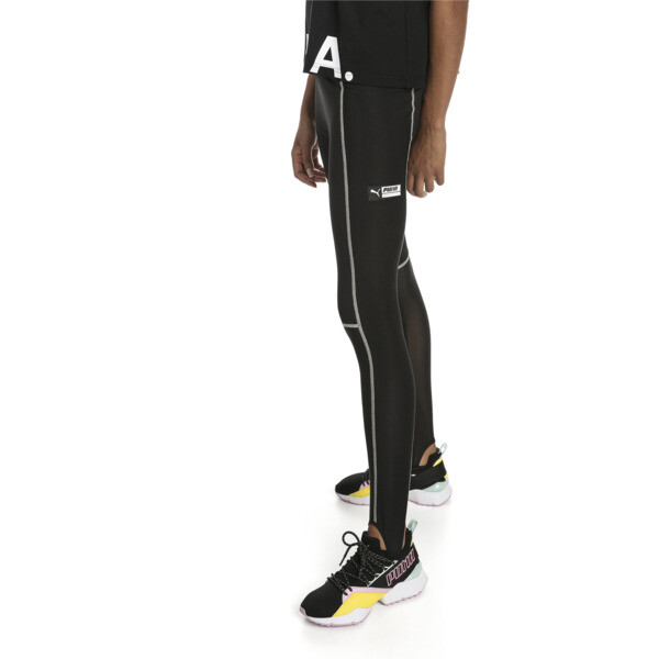 Collant TZ Highwaist avec patte pour Femme, Noir, Taille L | PUMA