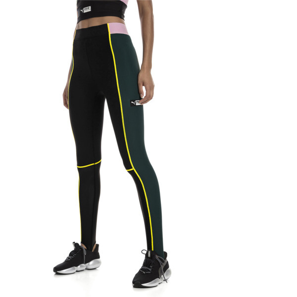 Collant TZ Highwaist avec patte pour Femme, Vert, Taille L | PUMA