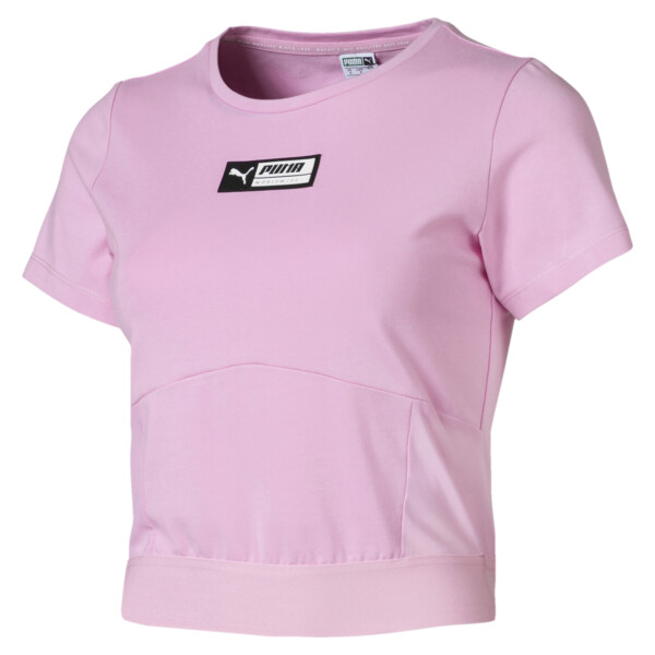 T-Shirt TZ pour Femme, Rose, Taille L | PUMA