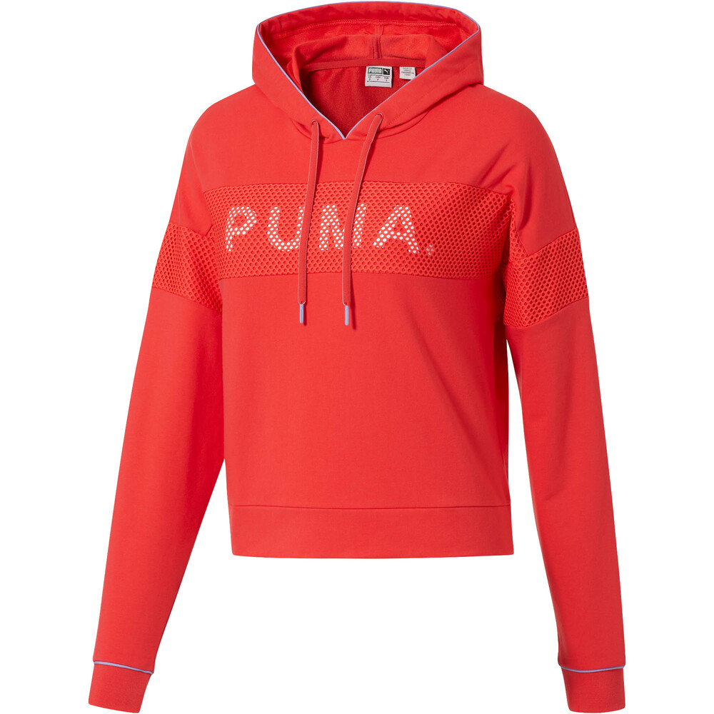 

PUMA - female - Толстовка Chase Hoody – Hibiscus –, Красный