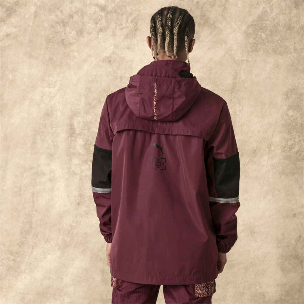 

PUMA - male - Ветровка PUMA x LB Windbreaker – Burgundy –, Красный