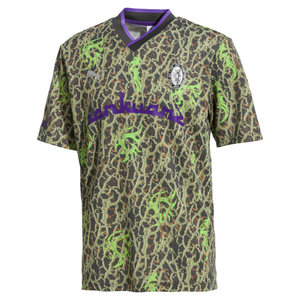 Puma X Sankuanz Short Sleeve Tee Voor Heren Groen Maat Xs puma kopen in de aanbieding