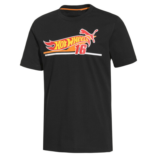 Puma X Hot Wheels Tee Voor Heren Zwart Maat puma kopen in de aanbieding