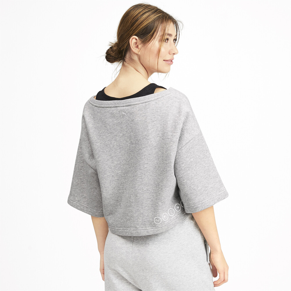 

PUMA - female - Толстовка PUMA x SG Sweatshirt – Light Gray Heather –, Серый