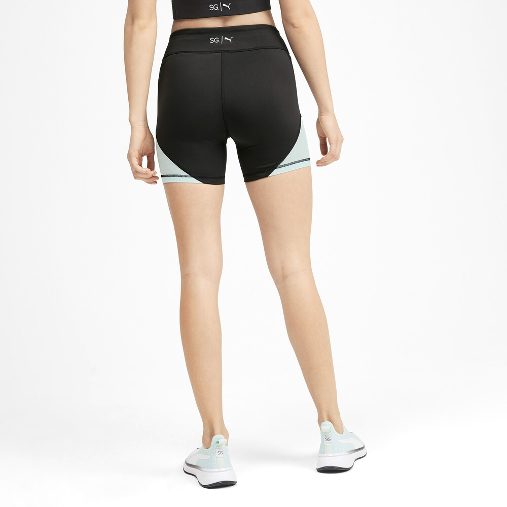 

PUMA - female - Шорты PUMA x SG Short – Puma Black-Fair Aqua –, Черный