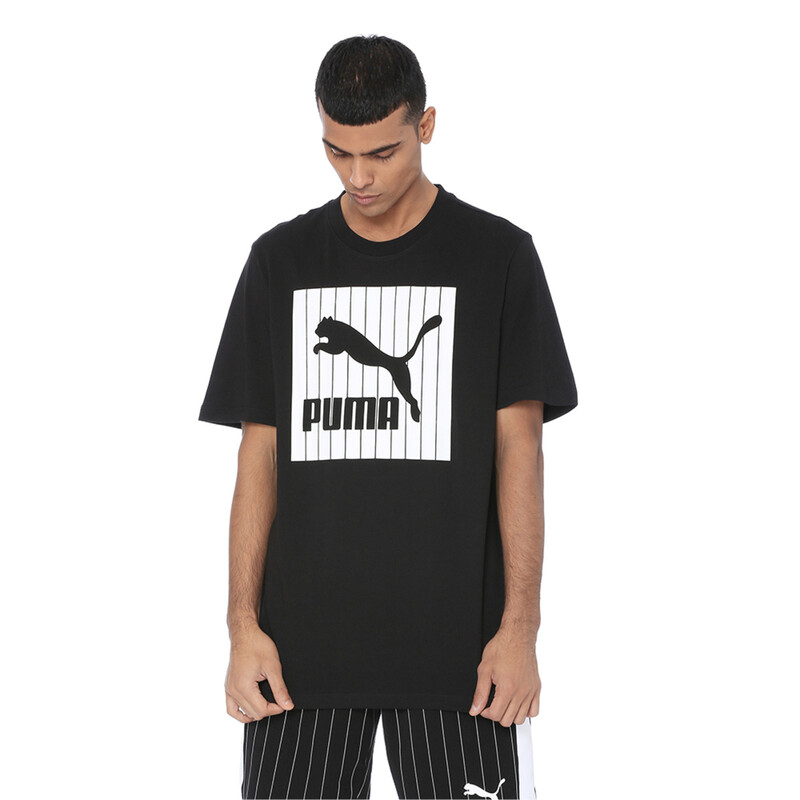 

Men's PUMA Pinstripe Graphic Tee