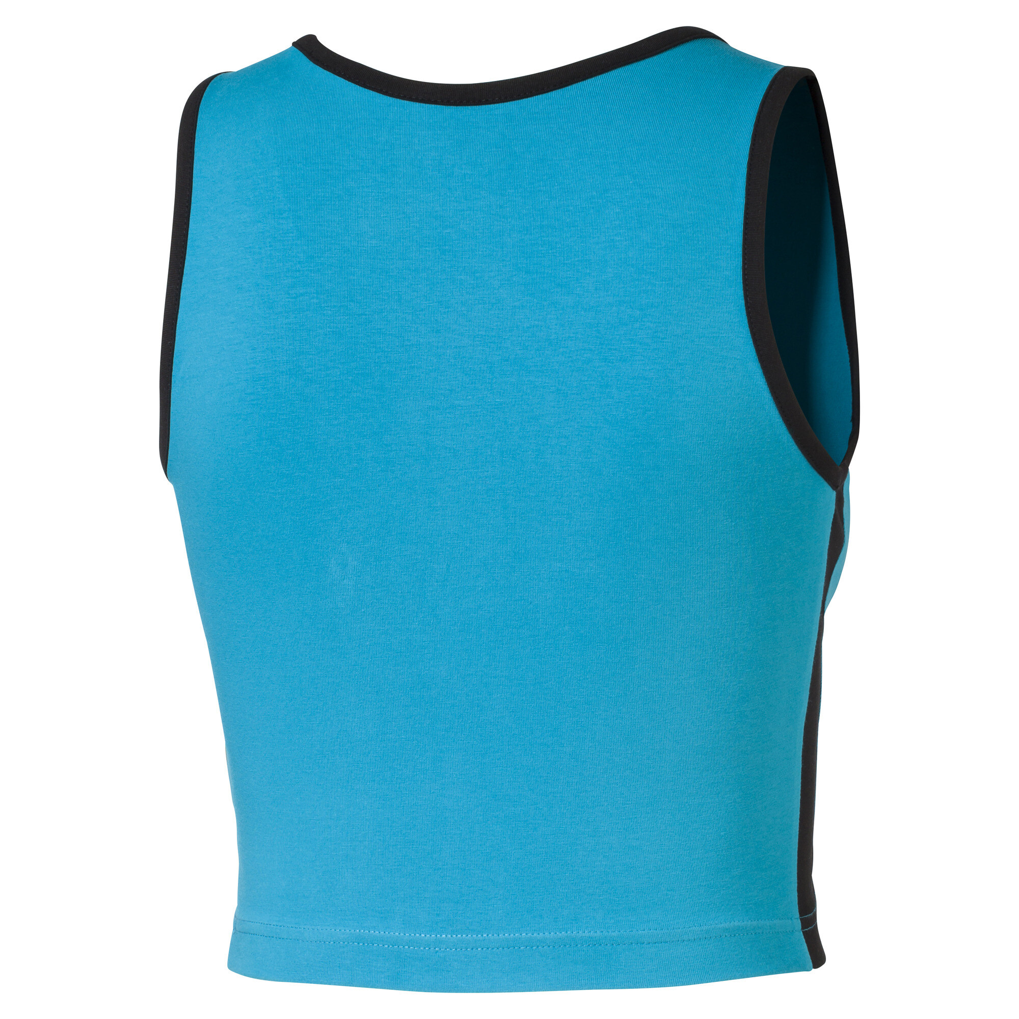 Women's Puma Classics T7 Cropped's Tank Top, Blue, Size M, Clothing