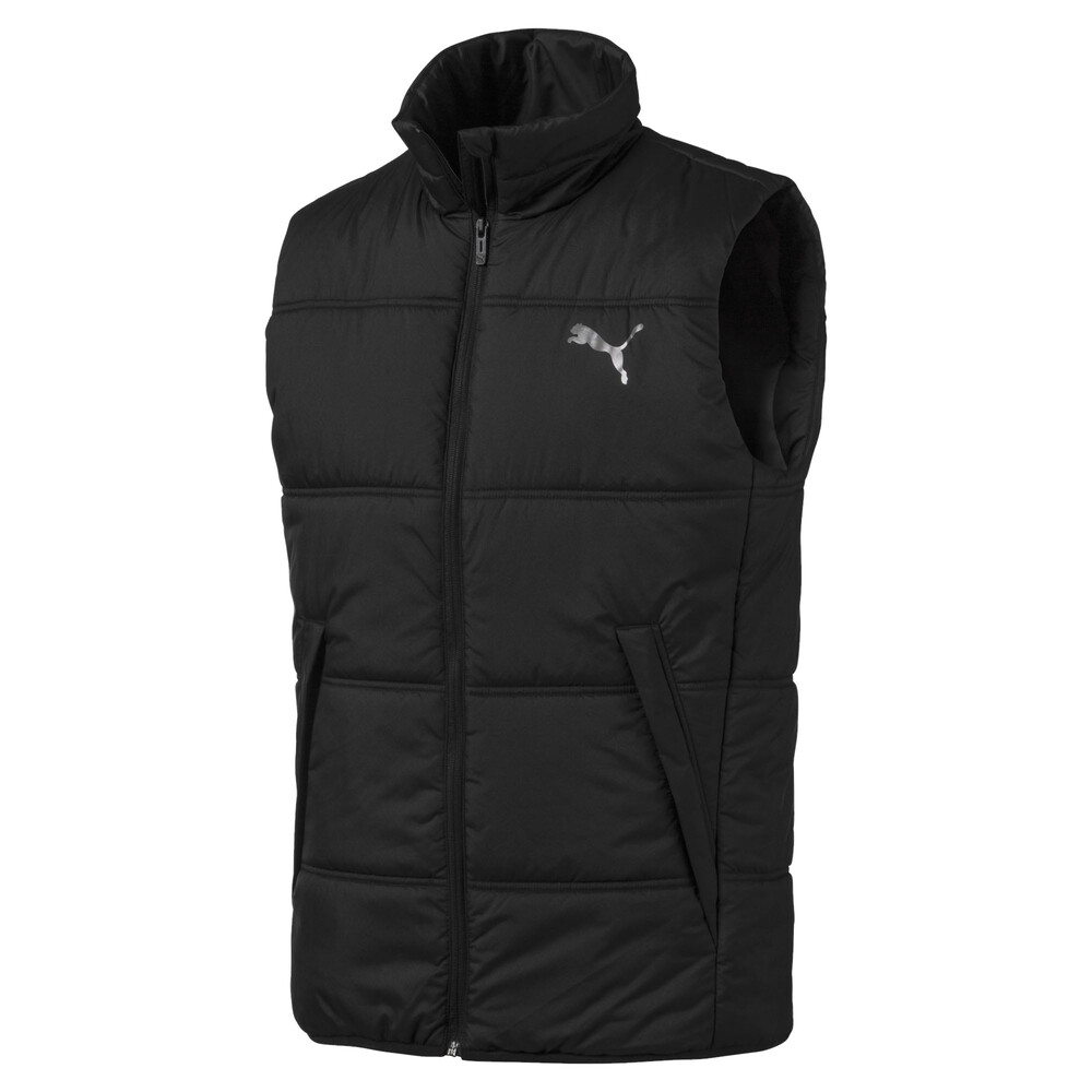 Essentials Padded Sleeveless Men's Vest Black PUMA