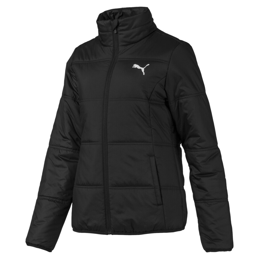 puma padded jacket black