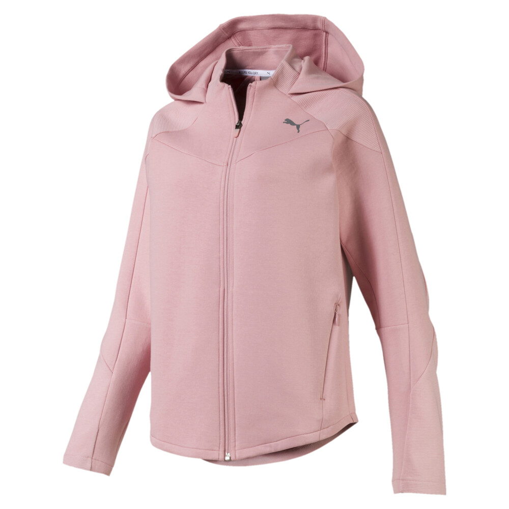 pink full zip hoodie