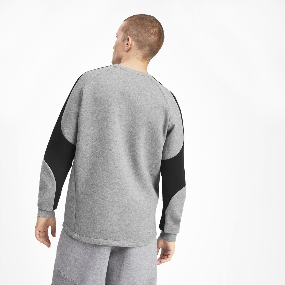 puma tape tie waist crew sweatshirt