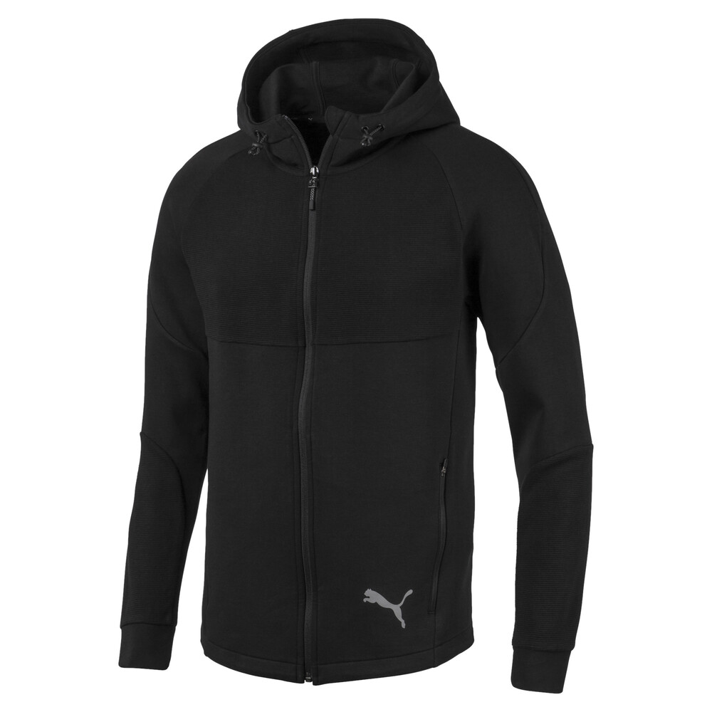 Evostripe Full Zip Men's Hoodie | Black - PUMA