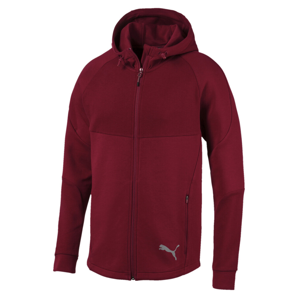 full red hoodie