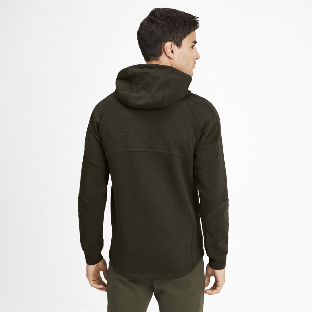 

PUMA - male - Толстовка Evostripe FZ Hoody – Forest Night –, Зеленый