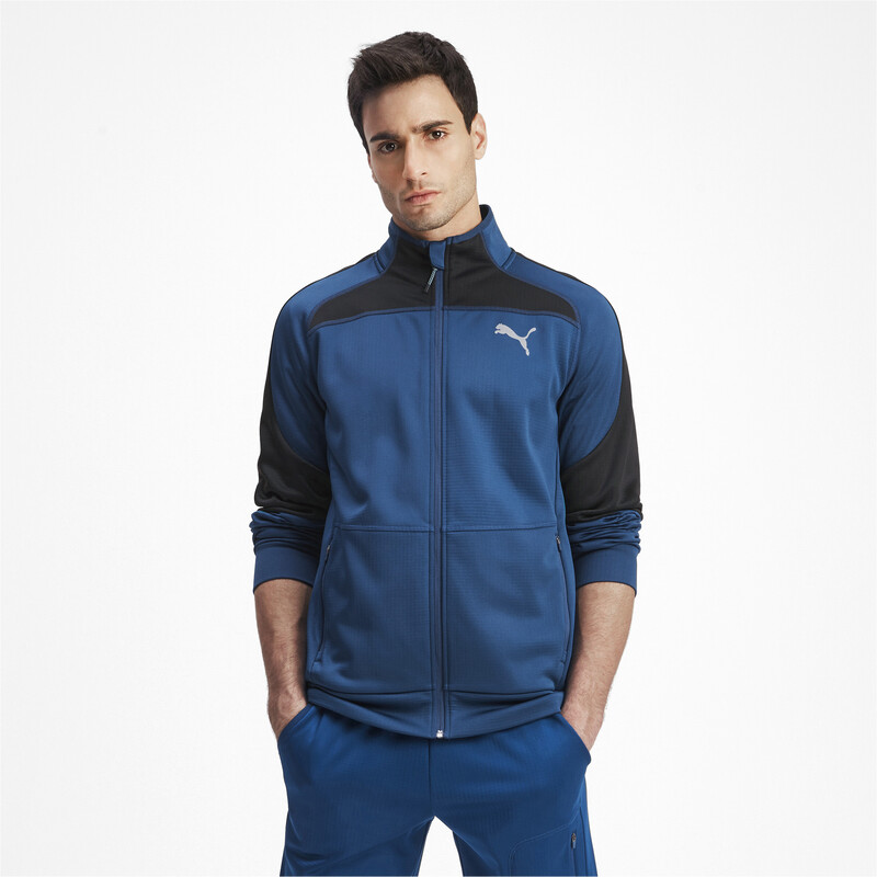 

Men's PUMA Evostripe Warm Full Zip Jacket, Blue