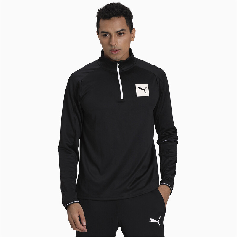 

Men's PUMA Tec Half Zip Pullover, Black