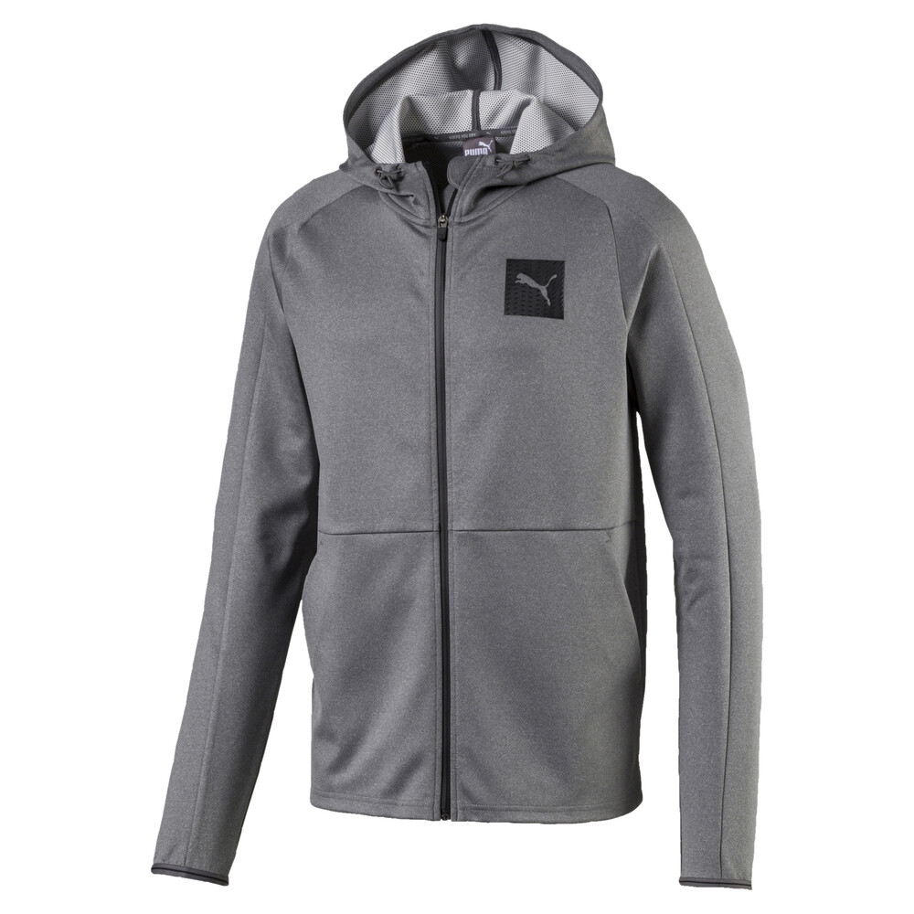 Tec Sports Full Zip Men's Hoodie | Gray