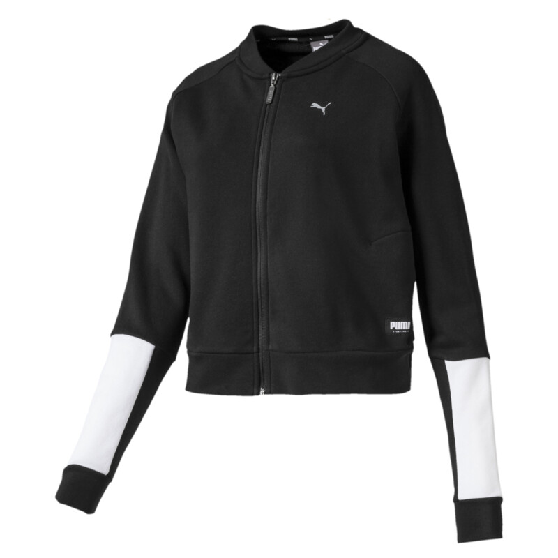 Women's PUMA Athletics Bomber Jacket, Black
