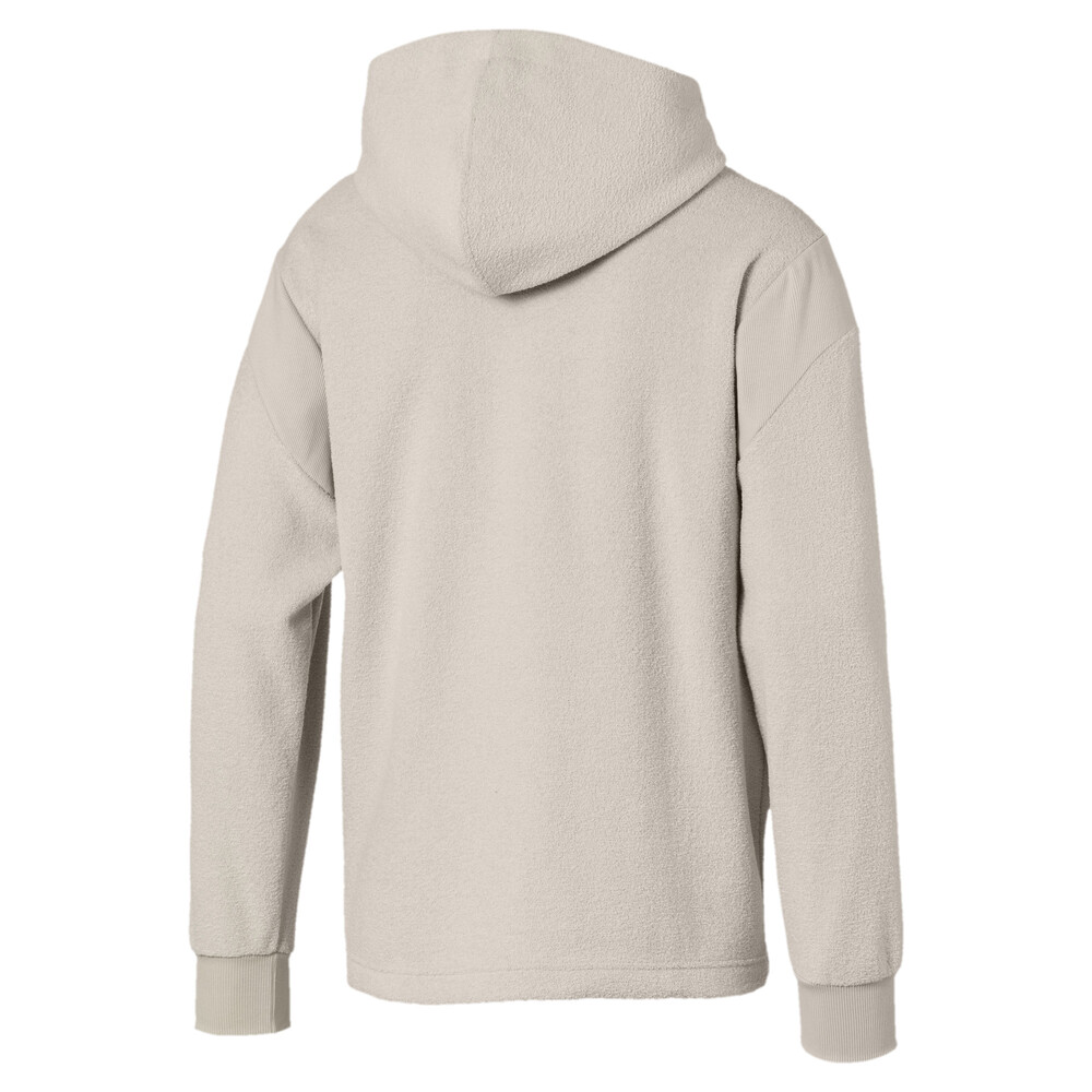 

PUMA - male - Толстовка Fusion Hooded Jacket – Overcast –, Бежевый