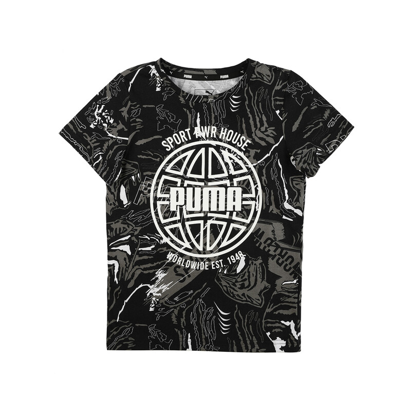 

PUMA Alpha Boys' Tee, Black