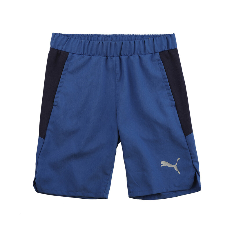 

PUMA Active Woven Boys' Shorts, Black/blue