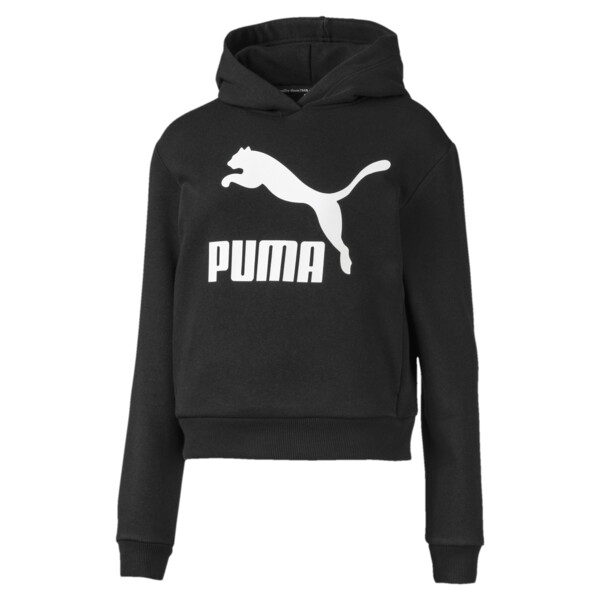 ladies black puma hoodie