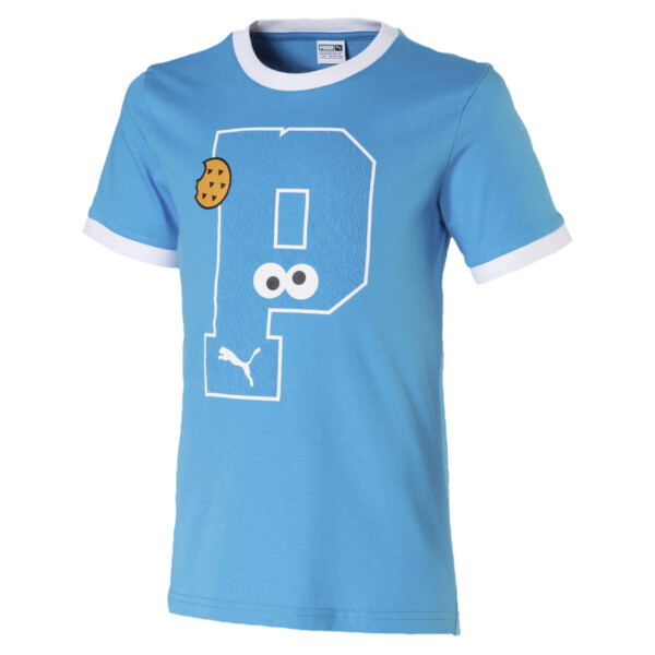 tee shirt puma enfant bleu