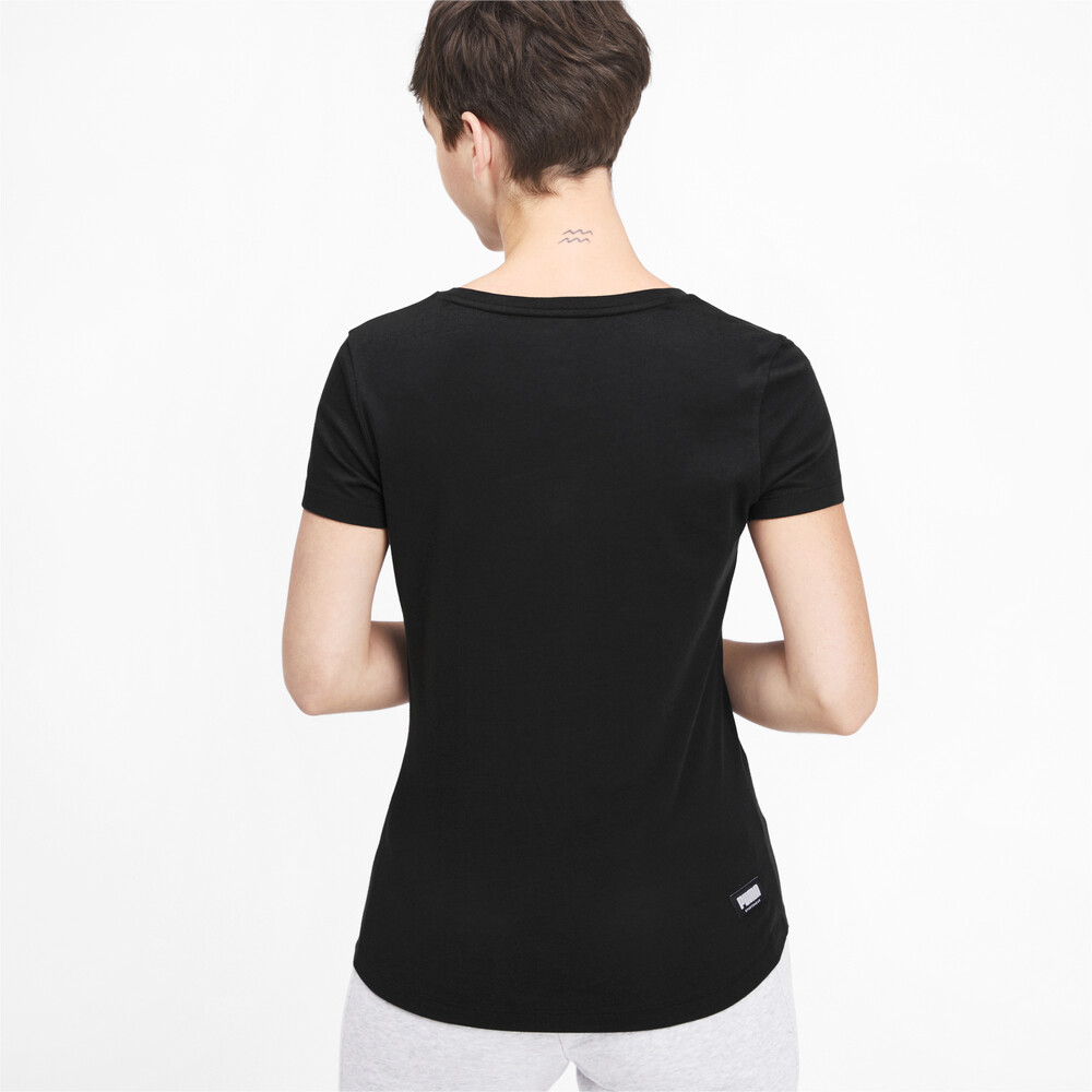 

PUMA - female - Футболка Athletics Small Logo Tee – Puma Black –, Черный