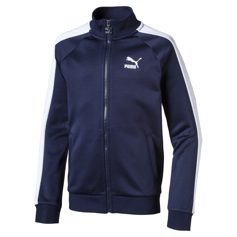 Iconic T7 Boys' Track Jacket | Blue - PUMA