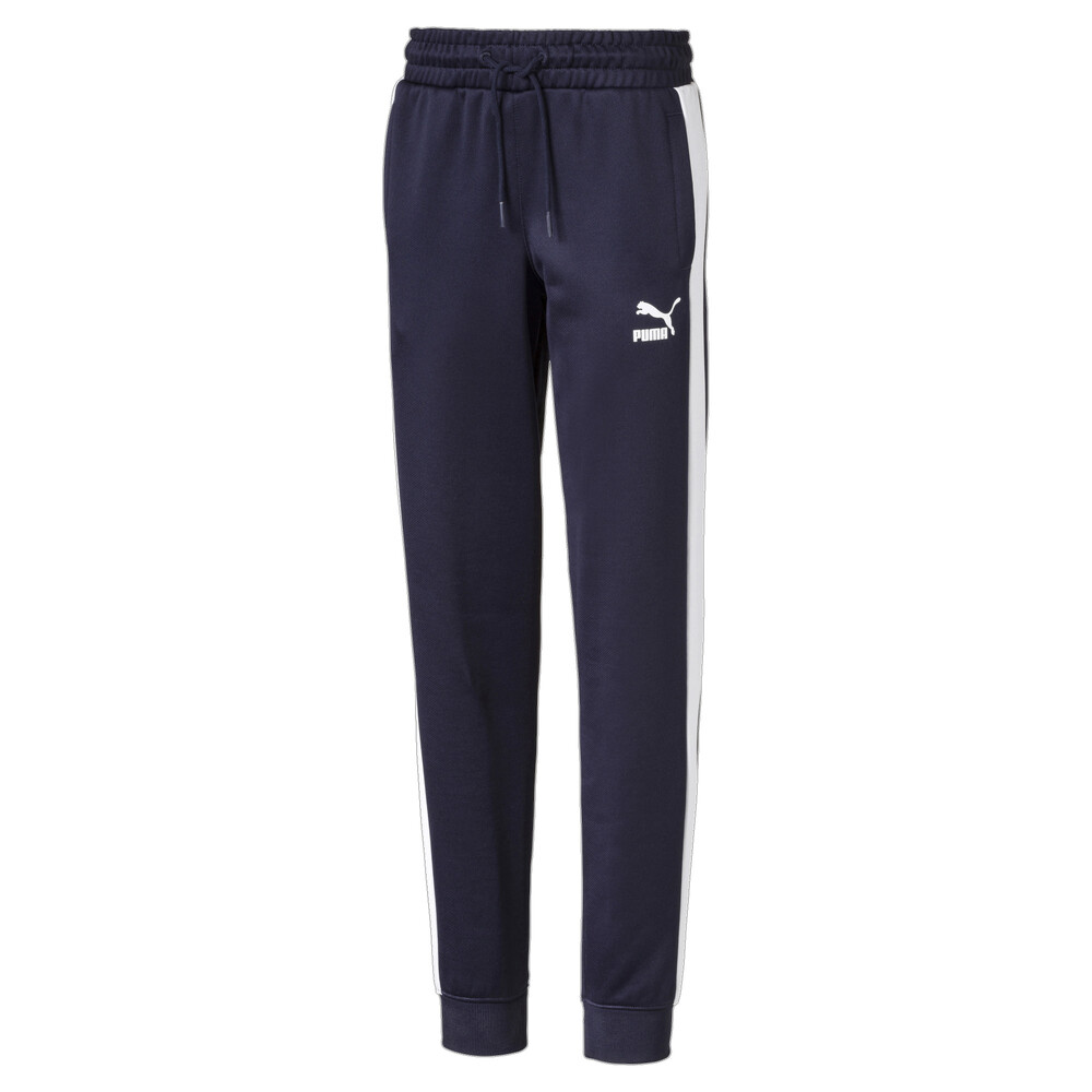 Iconic T7 Knitted Boys' Track Pants | Blue - PUMA