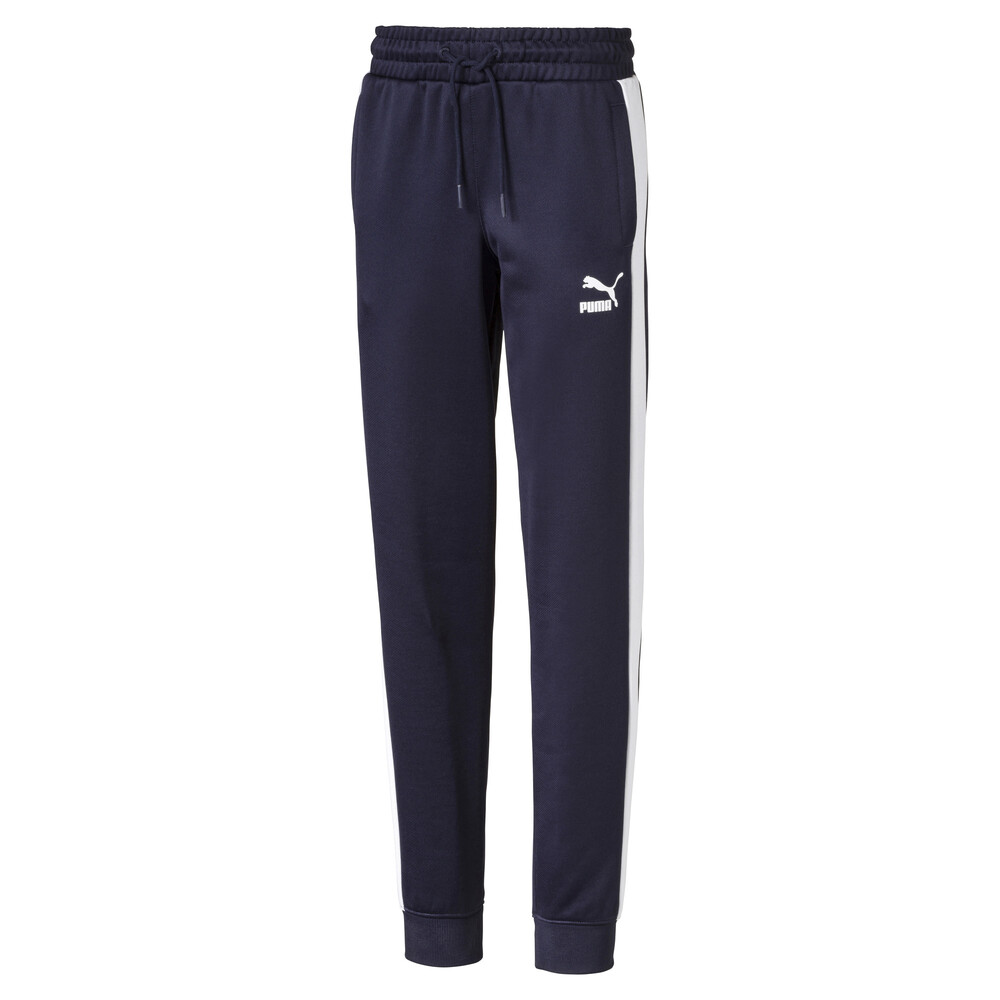 Iconic T7 Knitted Boys' Track Pants | Blue - PUMA