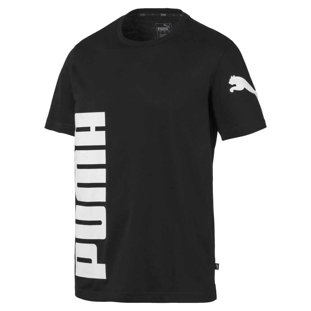 

PUMA - male - Футболка Big Logo Graphic Short Sleeve Men's Tee – Puma Black –, Черный