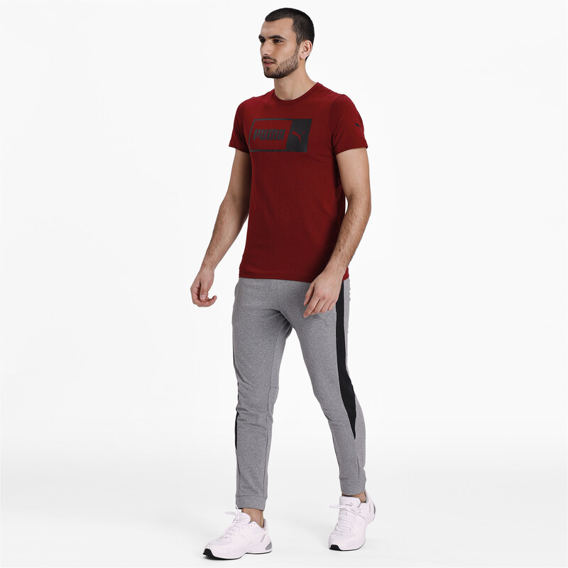 

Men's PUMA Logo Split Tee