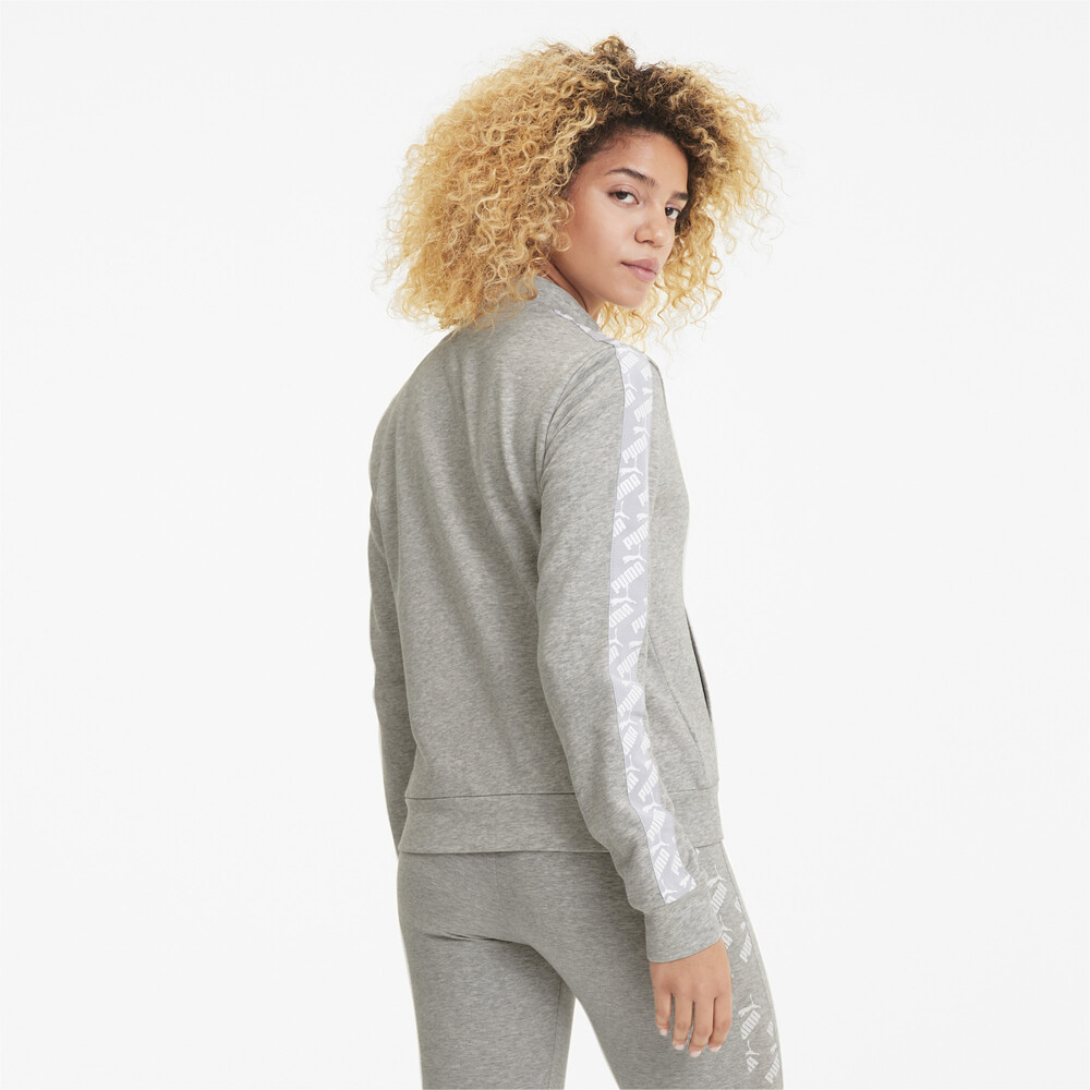 

PUMA - female - Куртка Amplified Track Jacket TR – Light Gray Heather –, Серый