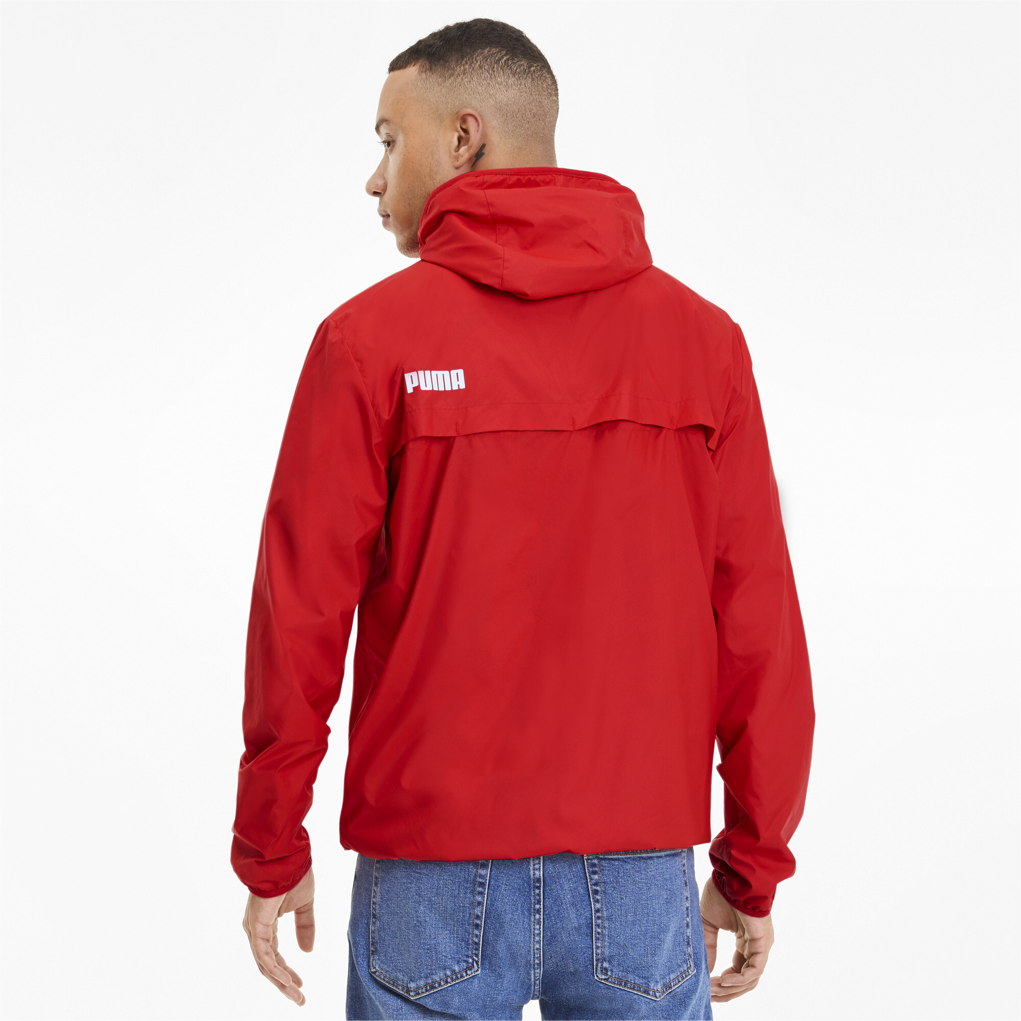 puma windbreaker solid