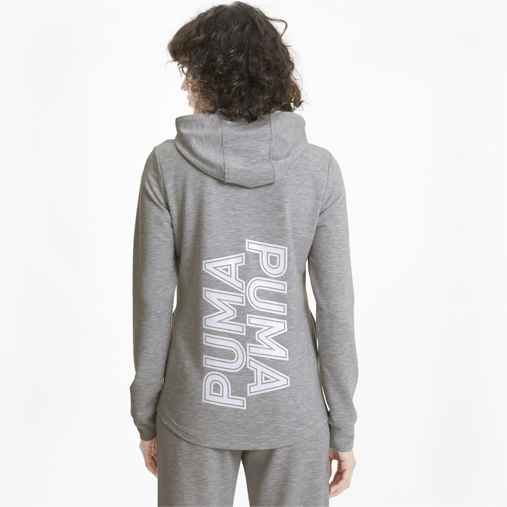 

PUMA - female - Толстовка Modern Sports FZ Hoody – Light Gray Heather –, Серый