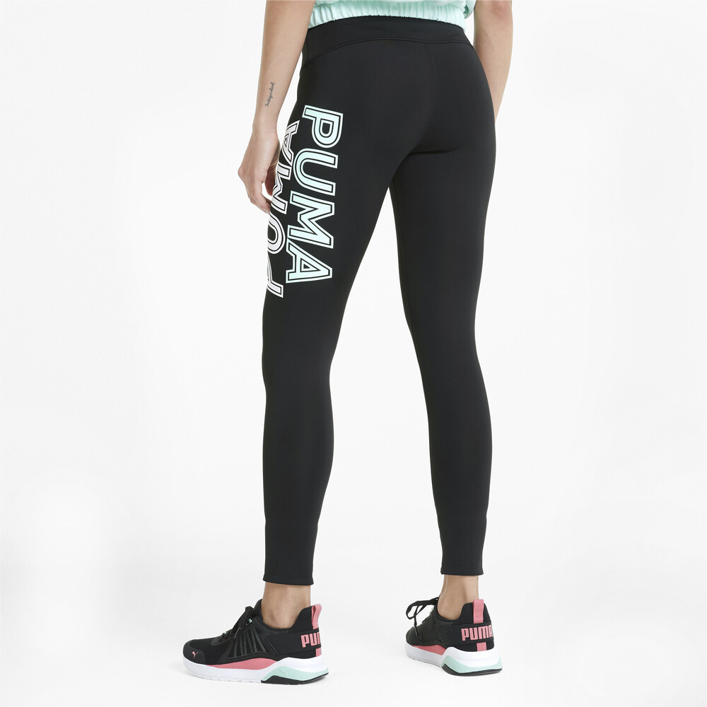 

PUMA - female - Леггинсы Modern Sports Legging – Puma Black-Mist Green –, Черный