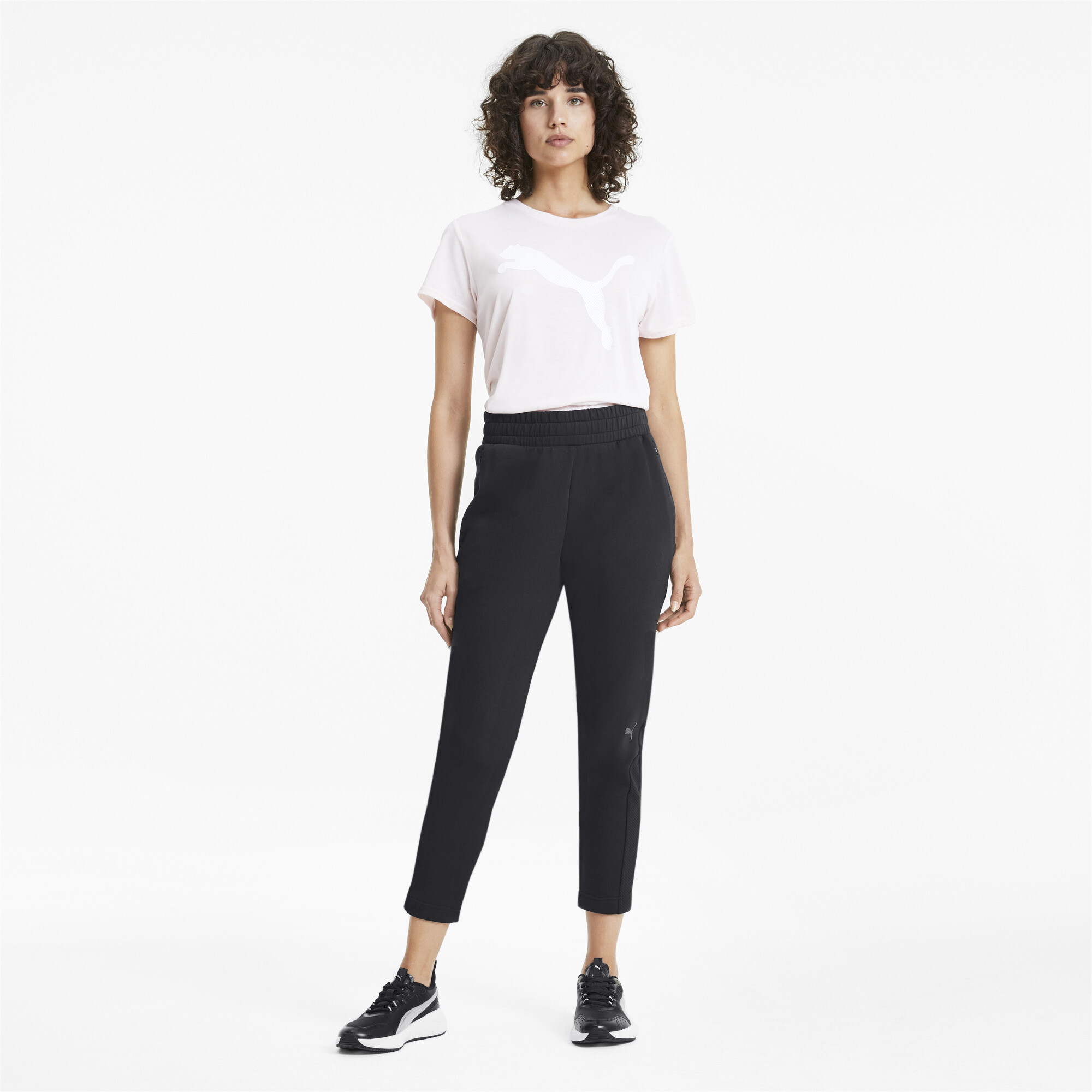 womens black puma sweatpants