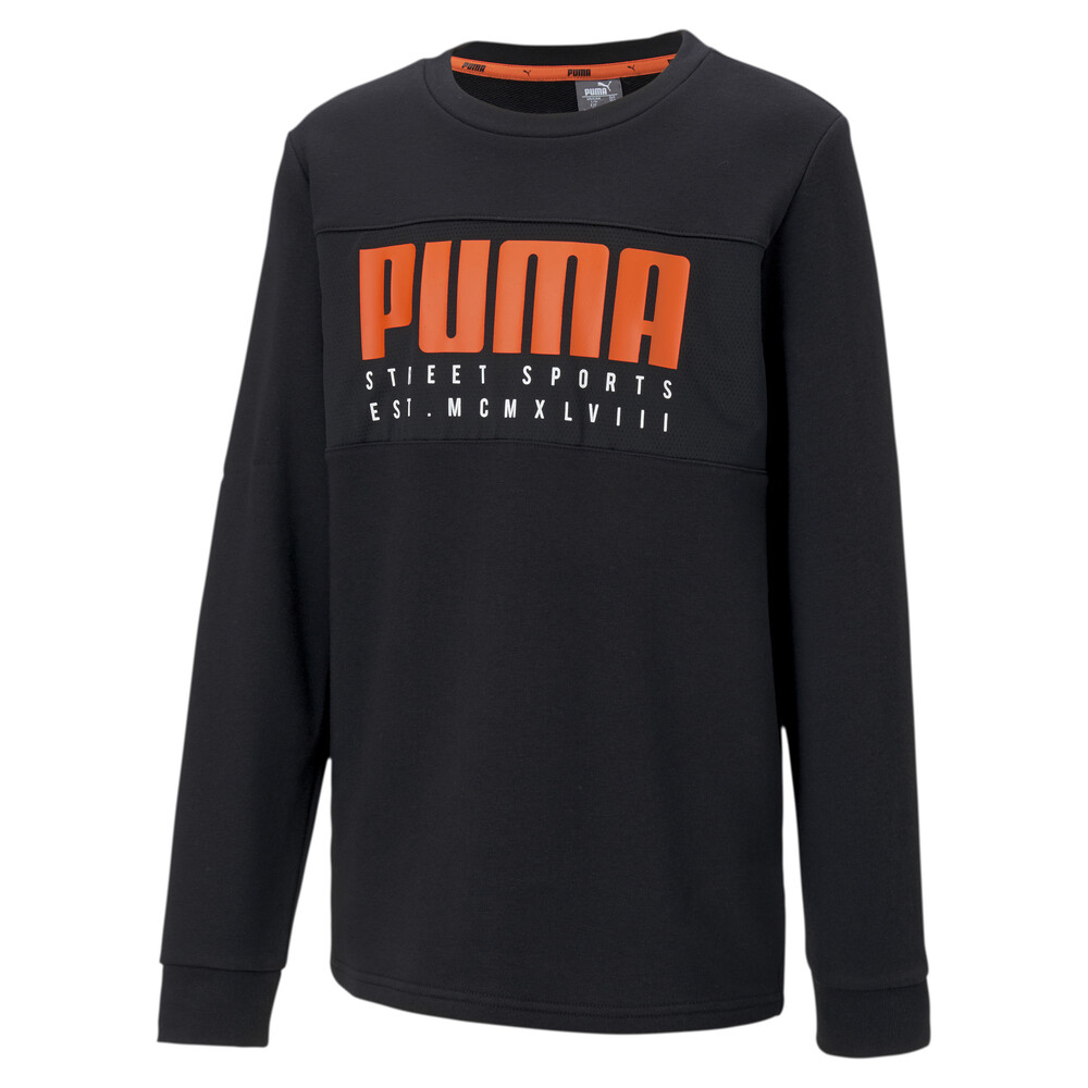 фото Детская толстовка alpha crew puma